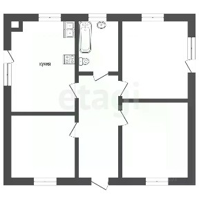 Продается 1-этажный дом, 108 м²