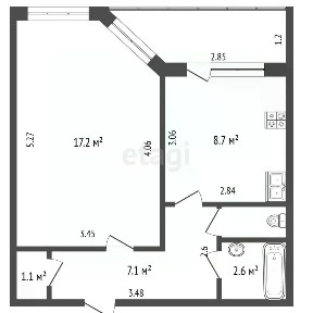 Продается 1-комн. квартира, 40,1 м²