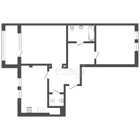 Продается 2-комн. квартира, 78,5 м²
