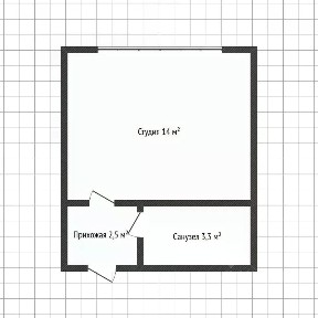Продается студия, 19,8 м²