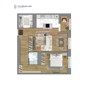 Продается 1-комн. квартира, 63,6 м²