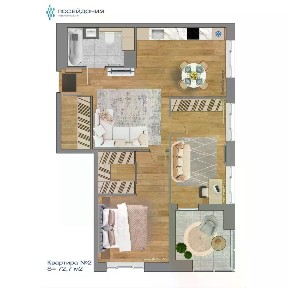 Продается 3-комн. квартира, 69,3 м²