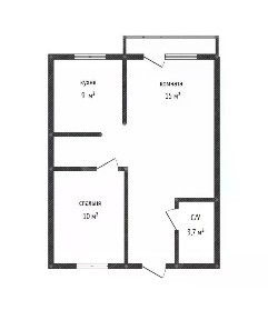 Продается 2-комн. квартира, 42,7 м²