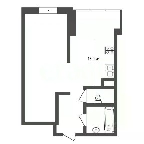 Продается 1-комн. квартира, 40 м²