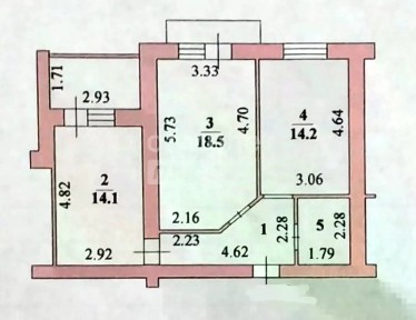Сдается 2-комн. квартира, 58,4 м²