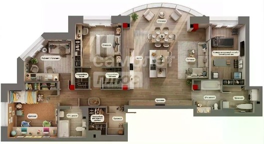Продается 5-комн. квартира, 170 м²