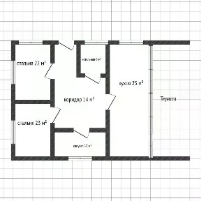 Продается 1-этажный дом, 110 м²