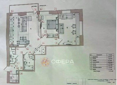 Продается 3-комн. квартира, 92 м²