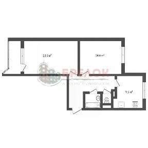Продается 2-комн. квартира, 59 м²