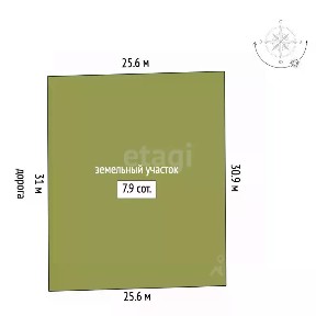 Продается участок, 794 сот.