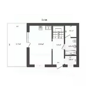 Продается 2-этажный дом, 82,9 м²