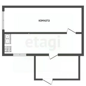 Продается 1-этажный дом, 37,3 м²
