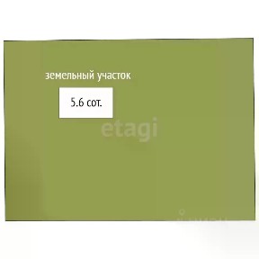Продается участок, 5,6 сот.