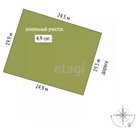 Продается 2-этажный дом, 80 м²
