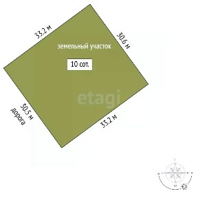 Продается участок, 10 сот.