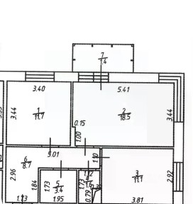 Продается 2-комн. квартира, 55 м²