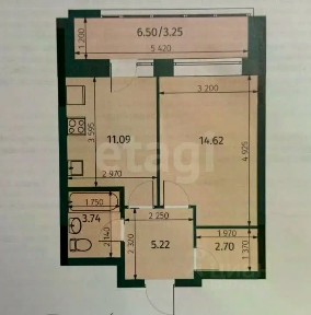 Продается 1-комн. квартира, 37,3 м²