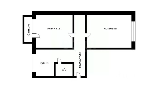 Продается 2-комн. квартира, 52 м²