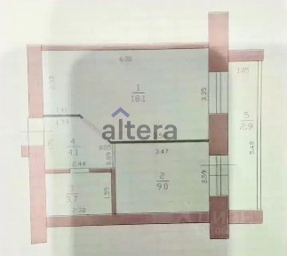 Продается 1-комн. квартира, 34,9 м²