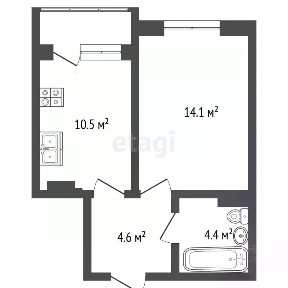 Продается 1-комн. квартира, 33,6 м²