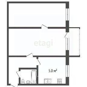 Продается 2-комн. квартира, 44,5 м²
