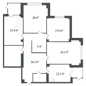 Продается 4-комн. квартира, 136,7 м²