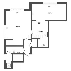 Продается офис, 83,7 м²