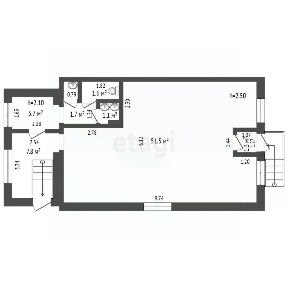 Продается помещение свободного назначения, 69,7 м²