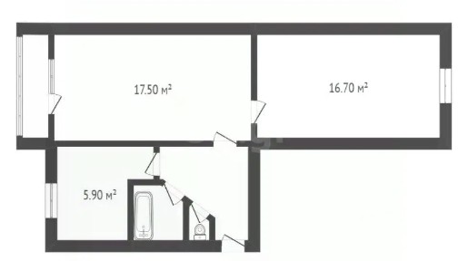 Продается 2-комн. квартира, 48,2 м²