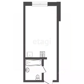 Продается 1/2 квартиры, 22,3/15,3/2 м²