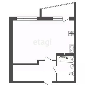 Продается 1-комн. квартира, 32,7 м²