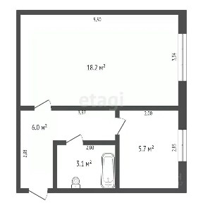 Продается 1-комн. квартира, 33 м²