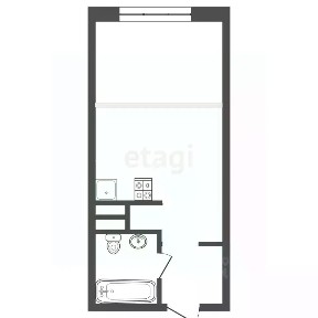 Продается студия, 28,7 м²