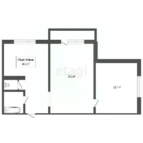 Продается 2-комн. квартира, 68,1 м²