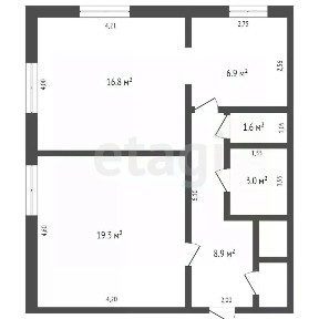 Продается 2-комн. квартира, 57,8 м²