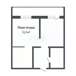Продается 1-комн. квартира, 32,4 м²