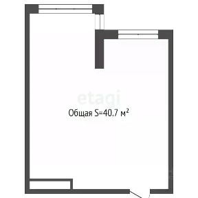 Продается 2-комн. квартира, 40,7 м²