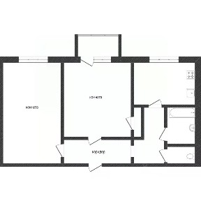 Продается 2-комн. квартира, 51,1 м²