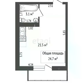 Кемеровская область, Кемерово, р-н Рудничный, ул. Дегтярева, 5