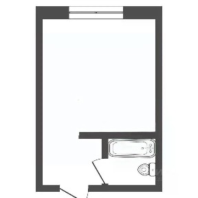 Продается студия, 16,6 м²