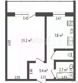 Продается 1-комн. квартира, 36 м²