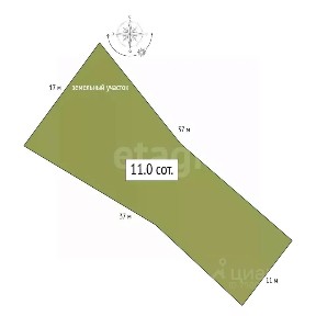 Продается 1-этажный дом, 90 м²