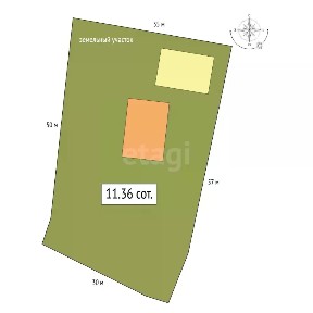 Продается участок, 11,36 сот.
