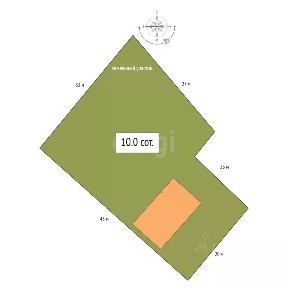 Продается 1-этажный дом, 47 м²