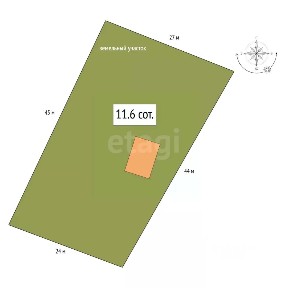 Продается участок, 11,6 сот.