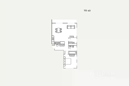 Сдается 2-комн. квартира, 59 м²