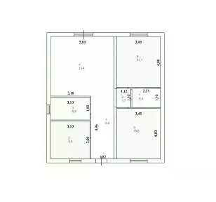 Продается 1-этажный дом, 80,9 м²