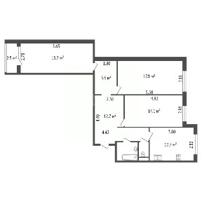 Продается 3-комн. квартира, 79,5 м²