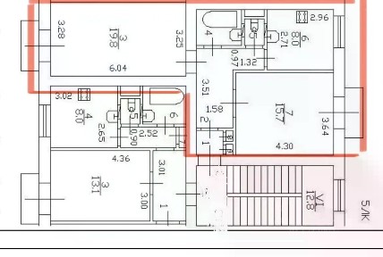 Продается 2-комн. квартира, 56 м²