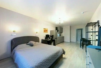 Продается апартаменты-студия, 43,5 м²